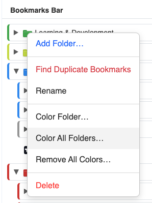 Colorful Folders