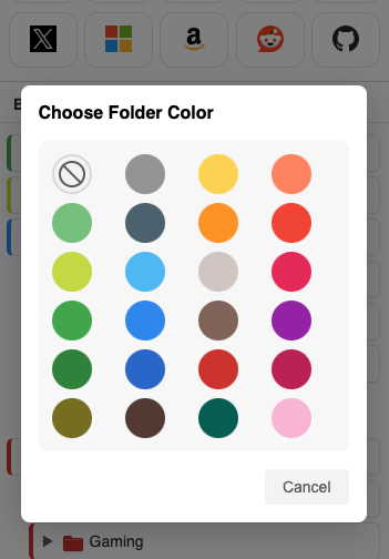 Custom Folder Colors