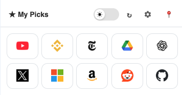 My Picks Feature